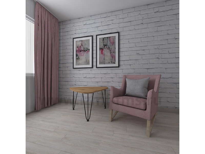 LOFT Опора табурета Н-430 RAL 9005, черная 3